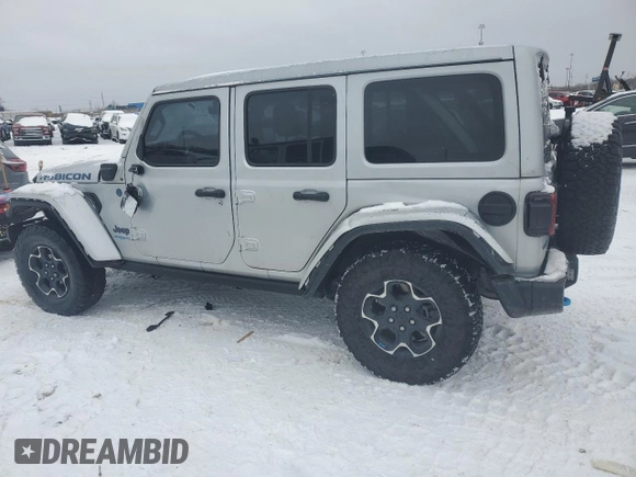 2022 Jeep Wrangler Unlimited Rubicon with VIN 1C4JJXR63NW264609, listed as a Copart auction lot 88148715 with 33,308 mi miles and Salvage title. Bid and sale history available at DreamBid. Image 2.