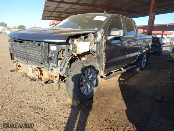 2021 Chevrolet Silverado 1500 Custom with VIN 1GCPYBEK9MZ332470, listed as a IAAI auction lot 41636857 with 109,806 mi miles. Bid and sale history available at carsss.com. Image 17.