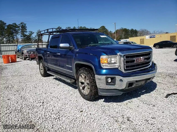 2015 GMC Sierra 1500 SLT with VIN 3GTU2VEC5FG490452, listed as a Copart auction lot 47257465 with 137,383 mi miles and Salvage Title. Bid and sale history available at carsss.com. Image 13.