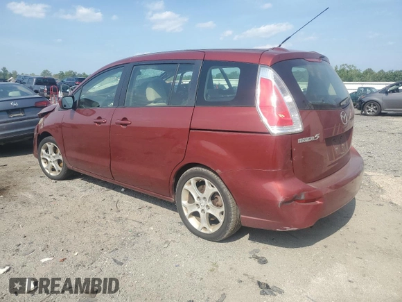 2010 Mazda 5 Sport with VIN JM1CR2W31A0382394, listed as a Copart auction lot 62064845 with Not provided miles and Salvage title. Bid and sale history available at DreamBid. Image 2.