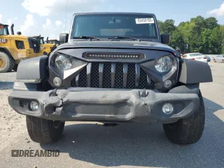 2017 Jeep Wrangler Sport with VIN 1C4AJWAG9HL721332, listed as a Copart auction lot 63459185 with 143,608 mi miles and Salvage title. Bid and sale history available at DreamBid. Image 5.