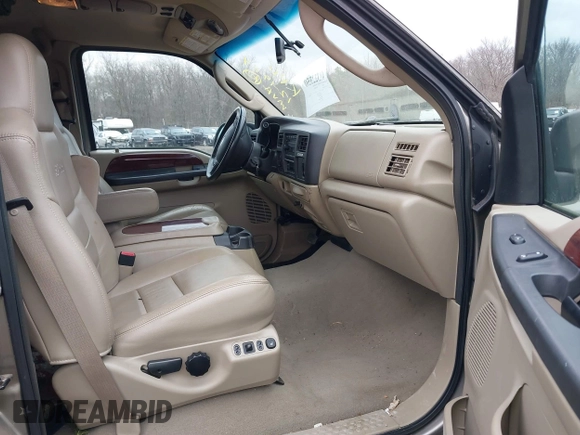 2005 Ford Excursion Limited with VIN 1FMNU43S25ED44885, listed as a IAAI auction lot 41322350 with 65,112 mi miles and . Bid and sale history available at DreamBid. Image 5.