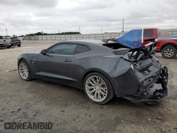 2018 Chevrolet Camaro 2SS with VIN 1G1FH1R77J0184405, listed as a Copart auction lot 56412215 with 53,269 mi miles and Salvage title. Bid and sale history available at DreamBid. Image 2.
