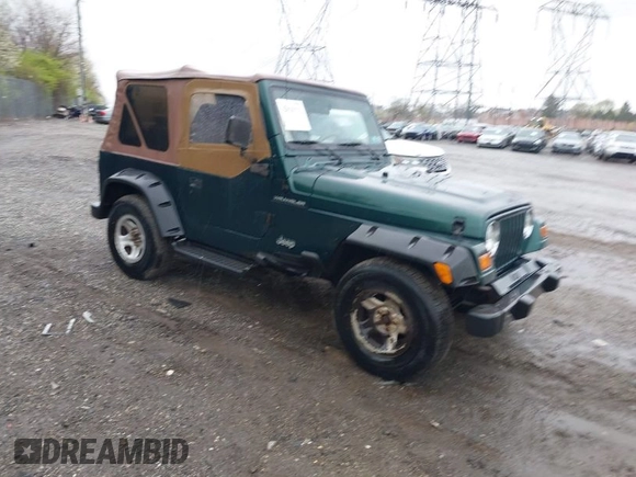 1999 Jeep Wrangler SE with VIN 1J4FY29P9XP467850, listed as a IAAI auction lot 42029322 with 250,884 mi miles. Bid and sale history available at carsss.com. Image 1.