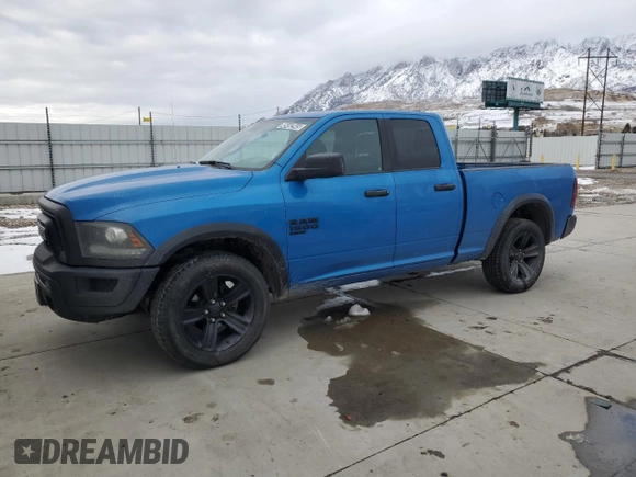 2021 Ram 1500 Classic Warlock with VIN 1C6RR7GG0MS556576, listed as a Copart auction lot 45492945 with 45,501 mi miles and Clean Title. Bid and sale history available at carsss.com. Image 1.