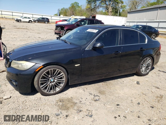 2007 BMW 3 Series 335xi with VIN WBAVD53547A006965, listed as a Copart auction lot 53650575 with 89,921 mi miles and Salvage Title. Bid and sale history available at carsss.com. Image 1.