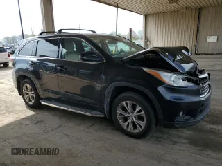 2015 Toyota Highlander XLE z VIN 5TDJKRFH6FS090633, wystawiony jako Copart lot #54089715 z przebiegiem 194 494 mil mil oraz Szkoda całkowita • Salvage title. Historia ofert i sprzedaży dostępna na DreamBid. Obrazek 4.
