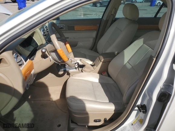 2008 Lincoln MKZ with VIN 3LNHM26T68R644789, listed as a Copart auction lot 50398305 with 188,058 mi miles and Salvage Title. Bid and sale history available at carsss.com. Image 7.