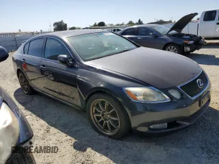 2007 Lexus GS 350 with VIN JTHBE96S370024891, listed as a Copart auction lot 72979714 with 195,460 mi miles and Salvage Title. Bid and sale history available at carsss.com. Image 4.