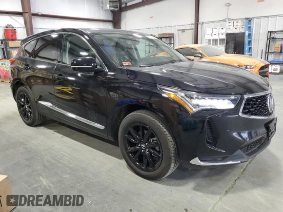2024 Acura RDX Technology with VIN 5J8TC2H50RL020343, listed as a Copart auction lot 55352415 with 8,666 mi miles and Salvage title. Bid and sale history available at DreamBid. Image 4.