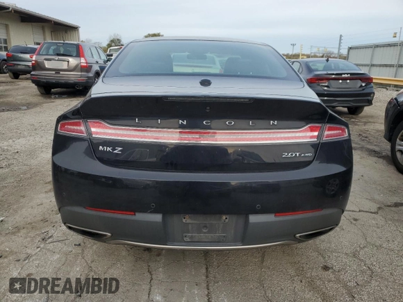 2020 Lincoln MKZ Reserve with VIN 3LN6L5F92LR615590, listed as a Copart auction lot 80505624 with 67,581 mi miles and Salvage Title. Bid and sale history available at DreamBid. Image 6.