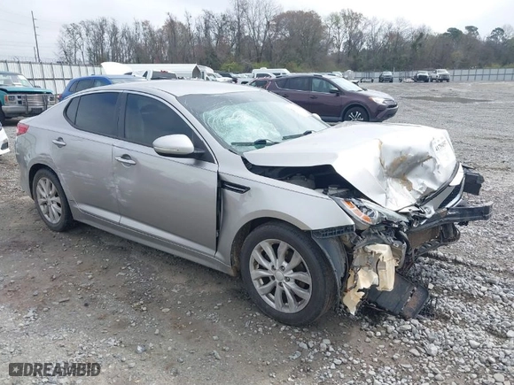 2015 Kia Optima EX with VIN 5XXGN4A75FG405216, listed as a IAAI auction lot 41794597 with 237,403 mi miles. Bid and sale history available at carsss.com. Image 1.