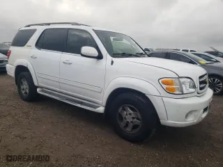 2001 Toyota Sequoia Limited with VIN 5TDBT48AX1S021800, listed as a Copart auction lot 45595965 with 238,461 mi miles and Clean Title. Bid and sale history available at carsss.com. Image 4.