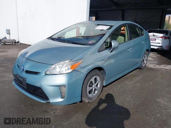 2013 Toyota Prius One with VIN JTDKN3DU6D5557058, listed as a IAAI auction lot 41765281 with 118,128 mi miles. Bid and sale history available at carsss.com. Image 2.
