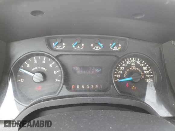 2013 Ford F-150 XL with VIN 1FTNF1CF3DKE30271, listed as a Copart auction lot 56471065 with 219,157 mi miles and Clean title. Bid and sale history available at DreamBid. Image 9.
