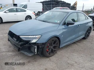 2023 Audi RS 3 with VIN WUAG4DGY9PA905303, listed as a IAAI auction lot 41728962 with 16,896 mi miles. Bid and sale history available at carsss.com. Image 17.