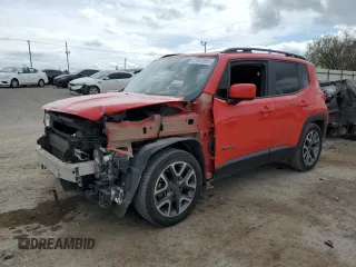 2017 Jeep Renegade Latitude z VIN ZACCJABB7HPG22860, wystawiony jako Copart lot #51043855 z przebiegiem 107 941 mil mil oraz Szkoda całkowita • Salvage title. Historia ofert i sprzedaży dostępna na DreamBid. Obrazek 1.