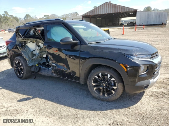 2021 Chevrolet TrailBlazer LT with VIN KL79MPS27MB146938, listed as a Copart auction lot 48870385 with 24,307 mi miles and Salvage Title. Bid and sale history available at carsss.com. Image 4.