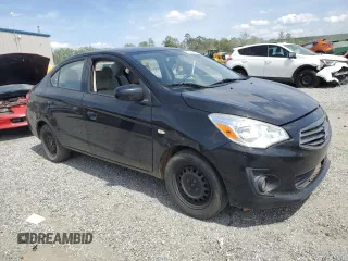 2017 Mitsubishi Mirage ES with VIN ML32F3FJ3HHF05462, listed as a Copart auction lot 53980475 with 116,548 mi miles and Salvage title. Bid and sale history available at DreamBid. Image 4.