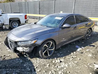 2019 Honda Accord Sport with VIN 1HGCV1F31KA103223, listed as a Copart auction lot 48048075 with 77,518 mi miles and Salvage Title. Bid and sale history available at carsss.com. Image 1.