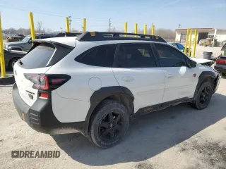 2023 Subaru Outback Wilderness with VIN 4S4BTGUDXP3111827, listed as a Copart auction lot 48702075 with 52,628 mi miles and Salvage title. Bid and sale history available at DreamBid. Image 3.