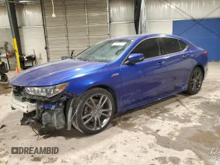 2019 Acura TLX w/Advance Pkg with VIN 19UUB3F82KA801294, listed as a Copart auction lot 89244275 with 118,541 mi miles and Salvage Title. Bid and sale history available at carsss.com. Image 1.