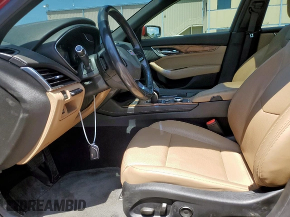 2020 Cadillac CT5 Premium Luxury with VIN 1G6DN5RK3L0139678, listed as a Copart auction lot 58495065 with 76,105 mi miles and Salvage title. Bid and sale history available at DreamBid. Image 7.