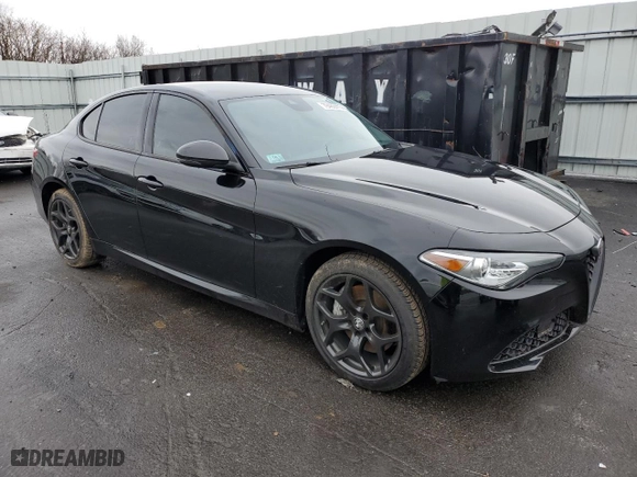 2021 Alfa Romeo Giulia with VIN ZARFANANXM7647698, listed as a Copart auction lot 79488413 with 0 mi miles. Bid and sale history available at carsss.com. Image 4.