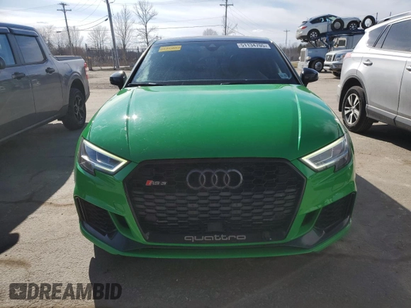 2018 Audi RS 3 z VIN WUABWGFF8J1905063, wystawiony jako Copart lot #51134705 z przebiegiem 58 673 mil mil oraz Szkoda całkowita • Salvage title. Historia ofert i sprzedaży dostępna na DreamBid. Obrazek 5.