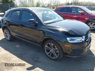 2018 Audi Q3 Premium z VIN WA1BCCFS2JR000566, wystawiony jako IAAI lot #41995698 z przebiegiem 132 223 mil mil oraz . Historia ofert i sprzedaży dostępna na DreamBid. Obrazek 1.