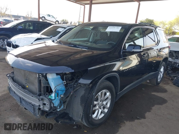 2019 Chevrolet Traverse LT Cloth with VIN 1GNERGKW2KJ171732, listed as a IAAI auction lot 41829703 with 76,168 mi miles. Bid and sale history available at carsss.com. Image 18.