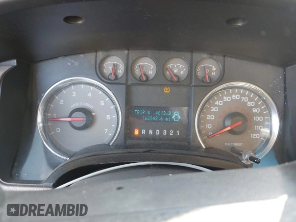 2010 Ford F-150 XL with VIN 1FTEX1C84AKE54282, listed as a IAAI auction lot 41155347 with 162,942 mi miles. Bid and sale history available at carsss.com. Image 7.