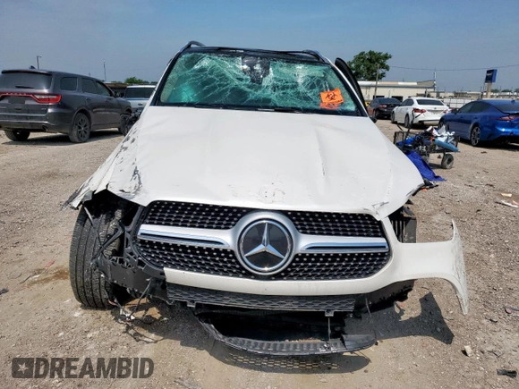 2021 Mercedes-Benz GLE 350 with VIN 4JGFB4JB7MA545460, listed as a Copart auction lot 56961935 with Not provided miles and Salvage title. Bid and sale history available at DreamBid. Image 5.