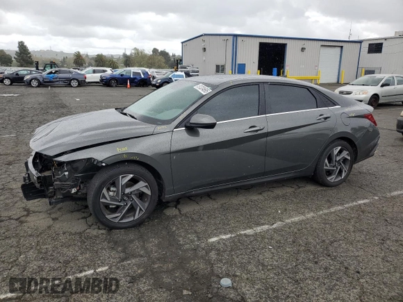 2024 Hyundai Elantra SEL with VIN KMHLS4DG9RU691309, listed as a Copart auction lot 51324695 with 15,232 mi miles and Salvage Title. Bid and sale history available at carsss.com. Image 1.