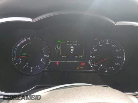 2015 Kia Optima Hybrid with VIN KNAGM4AD6F5082563, listed as a Copart auction lot 55150765 with 191,193 mi miles and Clean Title. Bid and sale history available at carsss.com. Image 9.