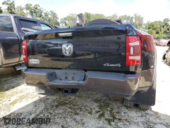 2020 Ram 3500 Longhorn with VIN 3C63RRKL4LG296520, listed as a Copart auction lot 72386394 with 47,975 mi miles and Salvage Title. Bid and sale history available at carsss.com. Image 6.
