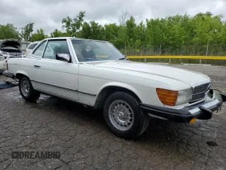 1979 Mercedes-Benz SL with VIN 10704412051276, listed as a Copart auction lot 58228725 with 163,621 mi miles and Clean title. Bid and sale history available at DreamBid. Image 4.