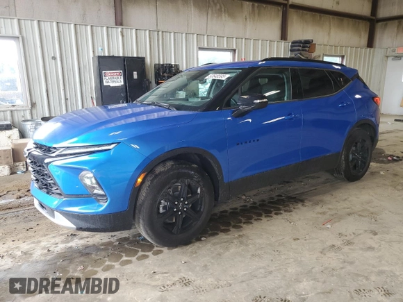 2024 Chevrolet Blazer LT z VIN 3GNKBJRS2RS211288, wystawiony jako Copart lot #52648595 z przebiegiem 9 031 mil mil oraz Szkoda całkowita • Salvage title. Historia ofert i sprzedaży dostępna na DreamBid. Obrazek 1.