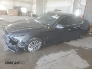 2015 Infiniti Q50 Premium with VIN JN1BV7AP1FM340177, listed as a Copart auction lot 45516215 with 76,116 mi miles and Salvage Title. Bid and sale history available at carsss.com. Image 1.