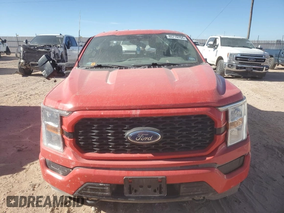 2022 Ford F-150 XL with VIN 1FTEX1EP5NKE34956, listed as a Copart auction lot 85719704 with 41,789 mi miles and Salvage title. Bid and sale history available at DreamBid. Image 5.