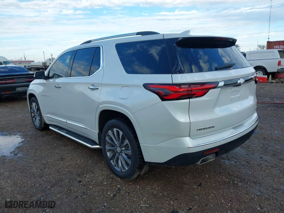 2023 Chevrolet Traverse Premier with VIN 1GNERKKW9PJ177893, listed as a IAAI auction lot 41262583 with 35,470 mi miles. Bid and sale history available at carsss.com. Image 3.