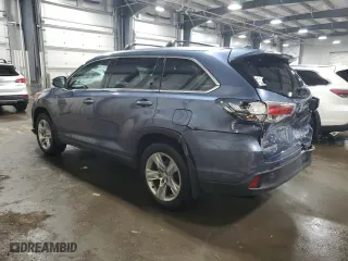 2015 Toyota Highlander Limited with VIN 5TDDKRFH9FS183319, listed as a Copart auction lot 47592705 with 146,876 mi miles and Salvage Title. Bid and sale history available at carsss.com. Image 2.