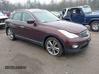 2012 Infiniti EX Journey with VIN JN1AJ0HR1CM451376, listed as a IAAI auction lot 41895135 with 165,592 mi miles. Bid and sale history available at carsss.com. Image 1.