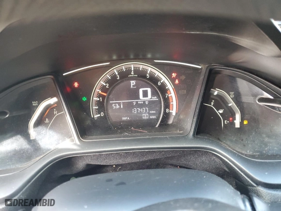 2018 Honda Civic Sedan LX with VIN 2HGFC2F5XJH530605, listed as a Copart auction lot 48951555 with 137,437 mi miles and Salvage Title. Bid and sale history available at carsss.com. Image 9.