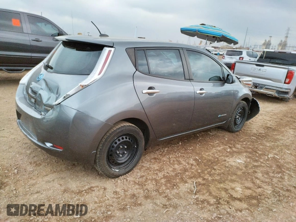 2015 Nissan LEAF SV with VIN 1N4AZ0CP7FC313479, listed as a Copart auction lot 51881993 with 64,661 mi miles. Bid and sale history available at carsss.com. Image 3.