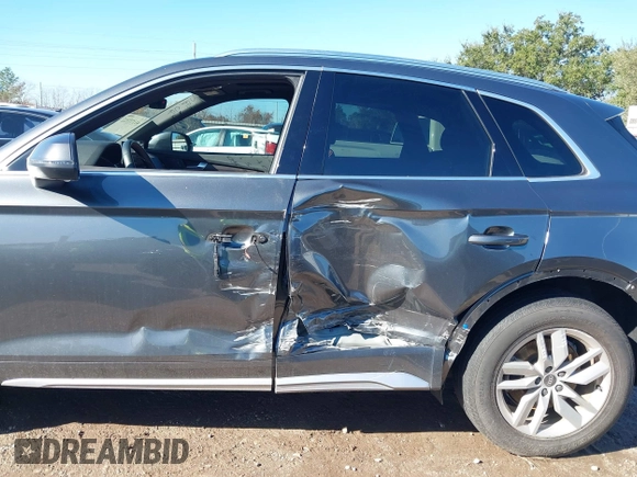 2022 Audi Q5 S line Premium with VIN WA1GAAFY5N2094705, listed as a IAAI auction lot 41175322 with 53,969 mi miles and . Bid and sale history available at DreamBid. Image 6.