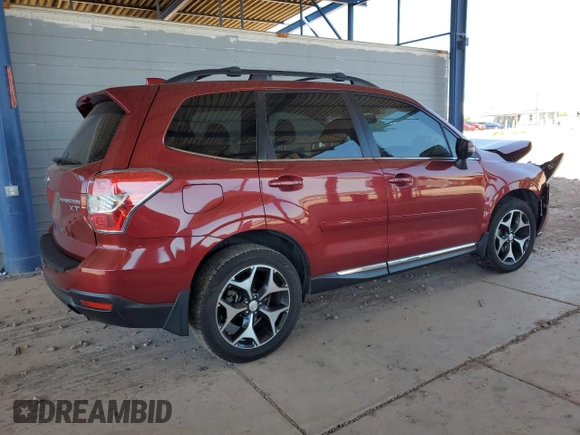 2016 Subaru Forester XT Touring with VIN JF2SJGXCXGH441792, listed as a Copart auction lot 57827005 with 37,677 mi miles and Salvage title. Bid and sale history available at DreamBid. Image 3.