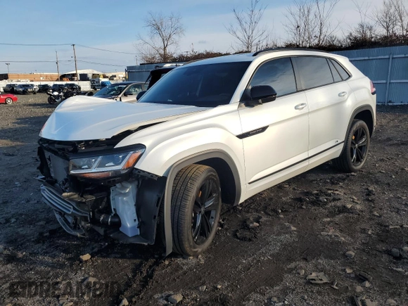 2023 Volkswagen Atlas 2.0T SEL R-Line Black z VIN 1V2SC2CA5PC222895, wystawiony jako Copart lot #87421254 z przebiegiem 17 785 mil mil oraz Szkoda całkowita • Salvage title. Historia ofert i sprzedaży dostępna na DreamBid. Obrazek 1.