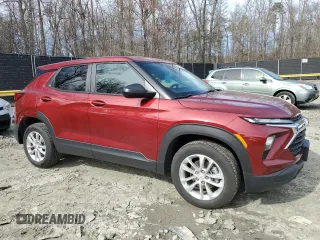 2024 Chevrolet TrailBlazer LS with VIN KL79MNSL6RB164495, listed as a Copart auction lot 41838285 with 13,181 mi miles and Salvage Title. Bid and sale history available at DreamBid. Image 4.
