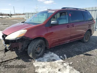 2008 Toyota Sienna CE with VIN 5TDZK23CX8S137037, listed as a Copart auction lot 51465825 with 0 mi miles and Clean Title. Bid and sale history available at carsss.com. Image 1.